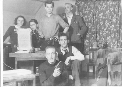 Kommunister med det illegale Land og Folk i Maribo i 1942
