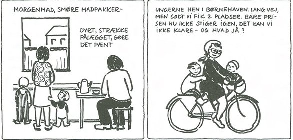 Tegneserie fra Kvinde kend din krop, 1975