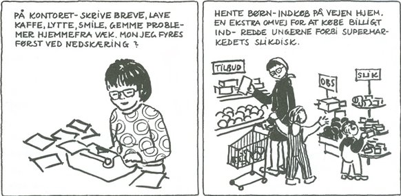 Tegneserie fra Kvinde kend din krop, 1975