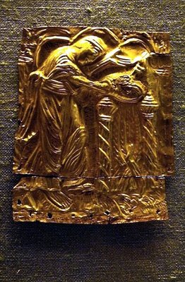 Gylden relief fra Tamdrup kirke