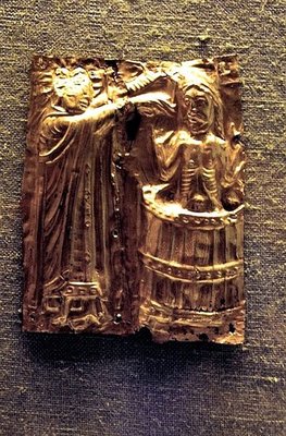 Gylden relief fra Tamdrup kirke
