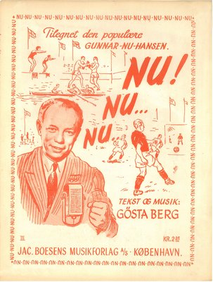 Tilegnet den populære Gunnar-Nu-Hansen. Forside. 