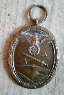 tysk medalje forside