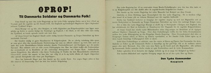 Besættelsesmagtens flyveblad