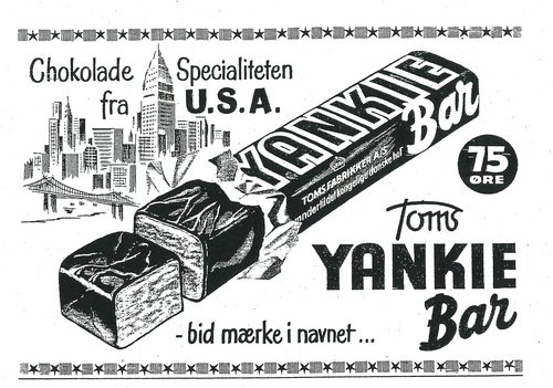 Reklame for Yanki-bar i billedbladet