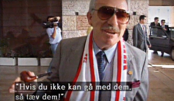 Minister of foreign affairs Uffe Ellemann-Jensen on 26 June 1992