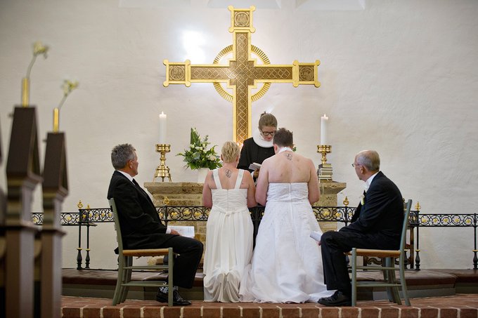 Wedding in Åbyhøj Church, 2012