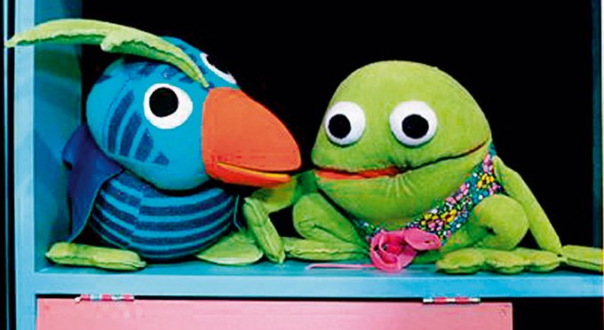 Kaj and Andrea were part of the programme Legestue (Play Room), which was broadcast by DR from 1969