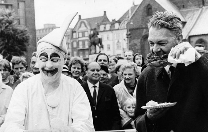 Bernhardt Jensen og Pjerrot til Aarhus Festuge 1965