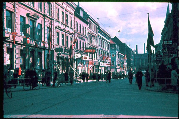 Rygade set mod banegården