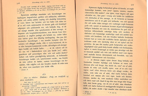 'Forordning om troldfolk og deres medvidere' af 12. oktober 1617