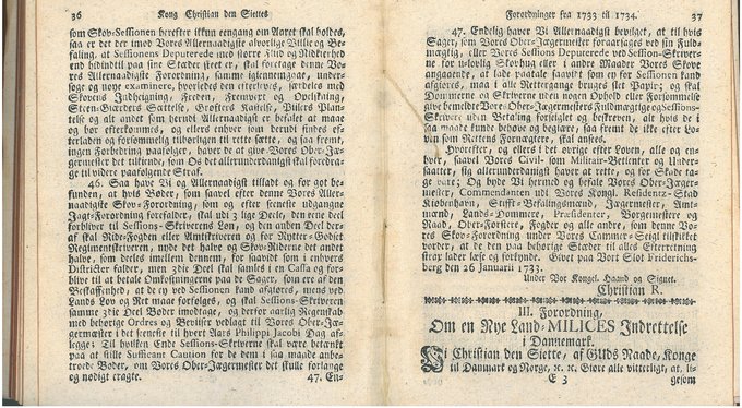 Stavnsbåndsforordningen af 4. februar 1733
