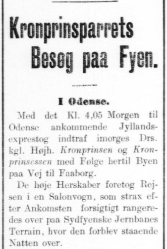 Artiklen i Fyens Stiftstidende