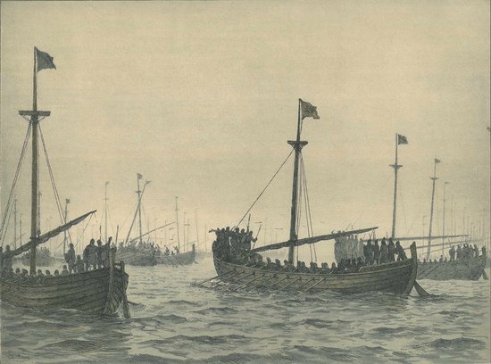 Absalons Sejr over Bugislav under Vendertogterne.