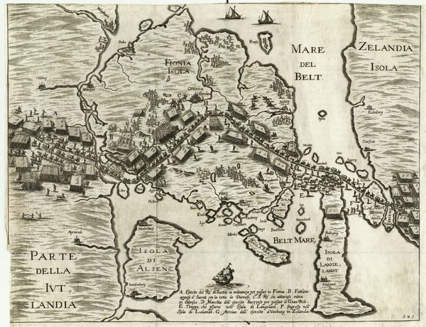 Den svenske hærs togt over de tilfrosne bælter 30. januar til 11.  februar 1658