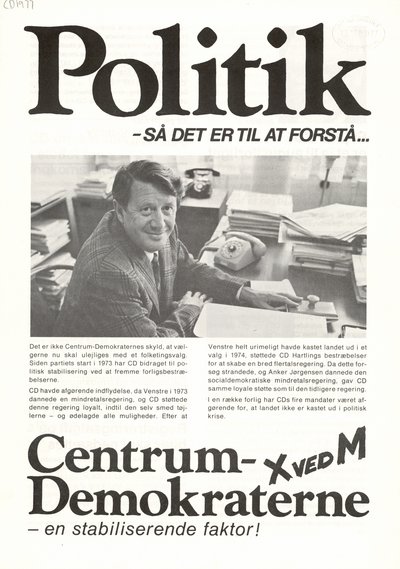 Centrumdemokraternes partiprogram fra 1977