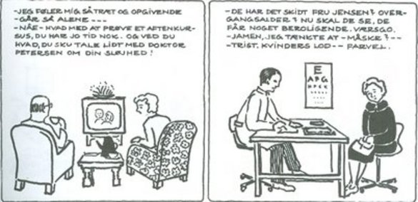 Tegneserie fra Kvinde kend din krop, 1975