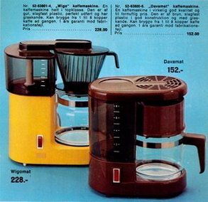 Reklame fra Daells Varehus' katalog, 1977