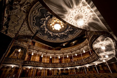 Loft i jugendstil i Aarhus Teater