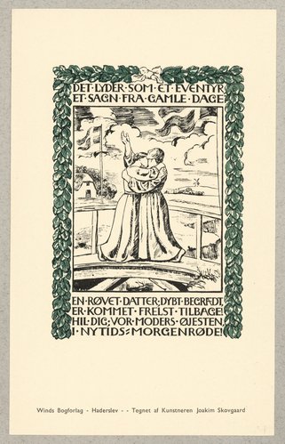 Afstemningsplakat fra folkeafstemningen 1920 