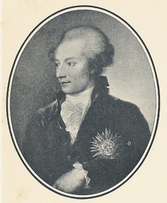 Portræt af Ernst Schimmelmann