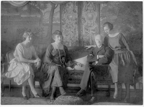 Christen Scheel og familien