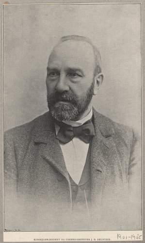 Jurist, politiker og konseilpræsident J. H. Deuntzer