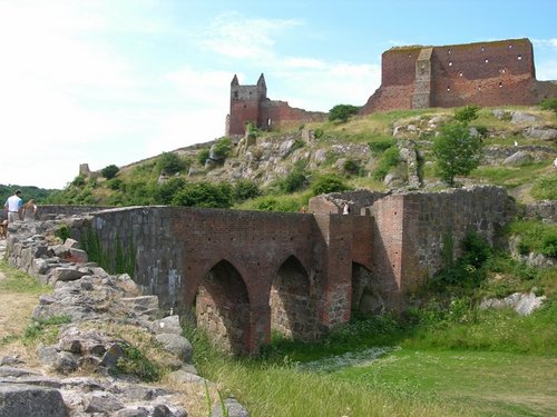 Hammershus borgruin på Bornholm