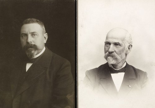 To af hovedpersonerne i arbejdskampen: Jens Jensen (tv.) og Niels Andersen (th.)