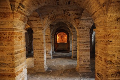 Krypten under Vor Frue Kirke i Aarhus