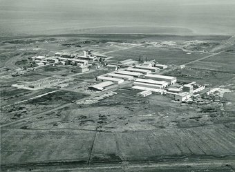 Luftfoto af Cheminova fra 1965