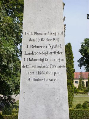Mindesmærke for faldne i krigen i 1864
