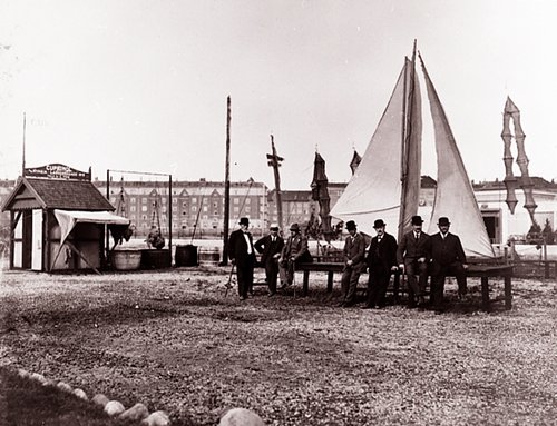 Behandling af Fiskeredskaber med "Cuprinol".