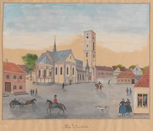 Ribe Domkirke i 1800-tallet