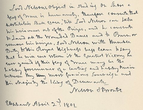 Lord Nelsons andet brev