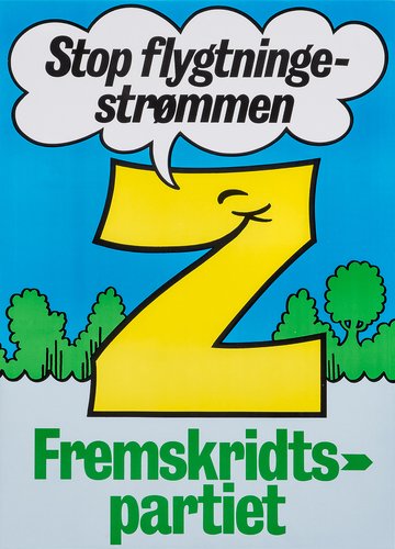 Fremskridtpartiets valgplakat 