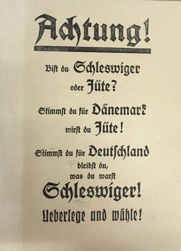 Achtung! Bist du Schleswiger oder Jüte?