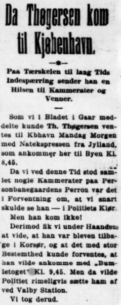 Udklip fra den københavnske avis Klassekampen