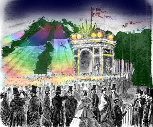 Grundtvig holdt tale i Tivoli i 1865