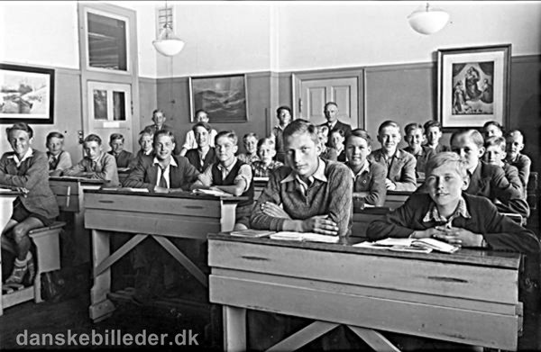 Klassebillede fra Ny Munkegades Skole.