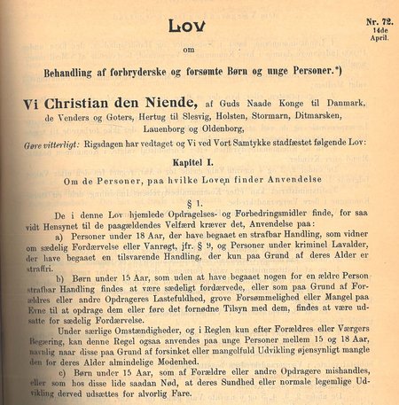 Børneloven 1905
