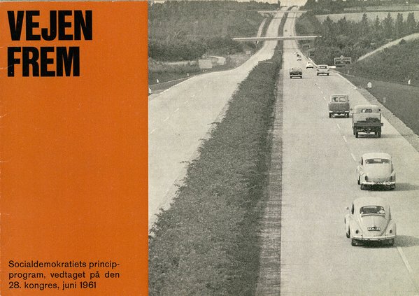 Forsiden af Socialdemokratiets partiprogram "Vejen Frem"