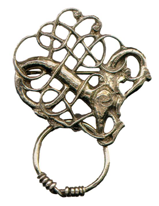 Brooch, found at Lindholm Høje