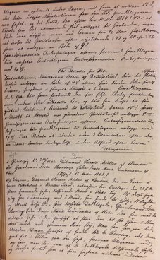 En del af Domprotokol 1867-1872, Rougsø-Sønderhald-Øster Lisbjerg Herredsfoged